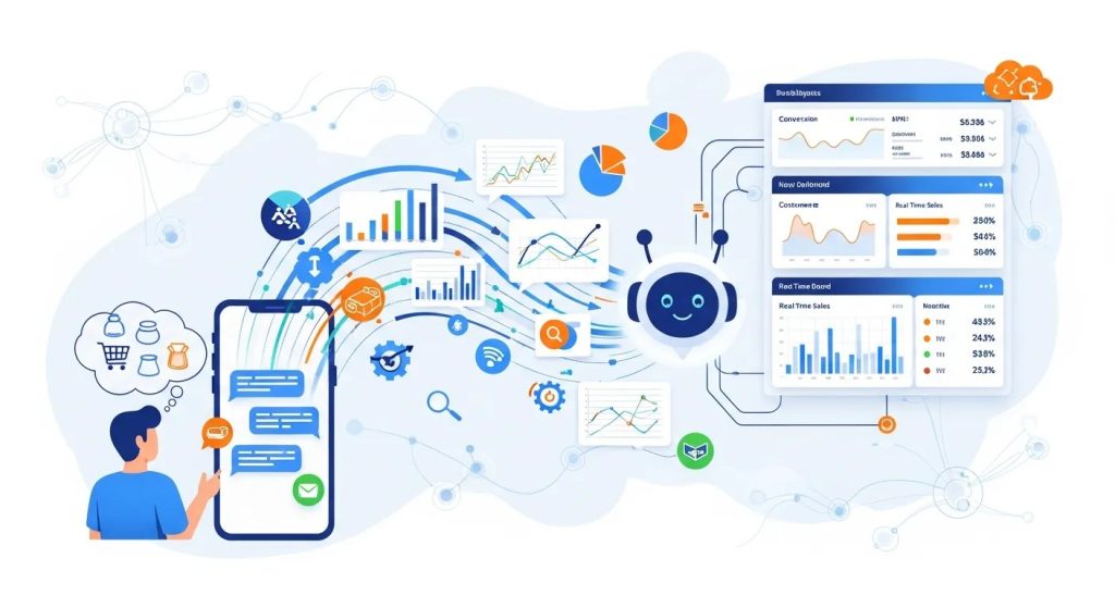 Advanced Analytics in AI Conversational Commerce