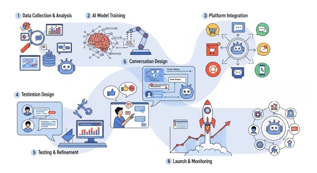 Step-by-Step Implementation of AI Conversational Commerce