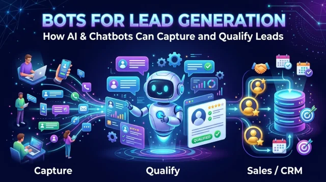 Bots for Lead Generation How AI and Chatbots Can Capture and Qualify Leads Bots for Lead Generation How AI and Chatbots Can Capture and Qualify Leads