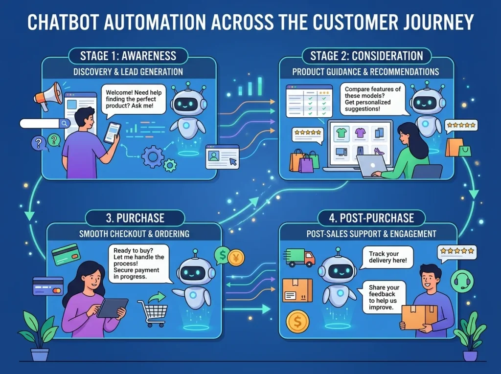 Chatbot Automation Across the Customer Journey