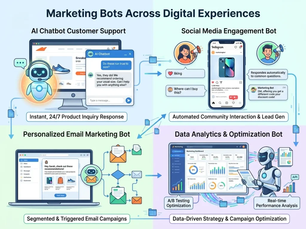 Marketing Bots Across Digital Experiences
