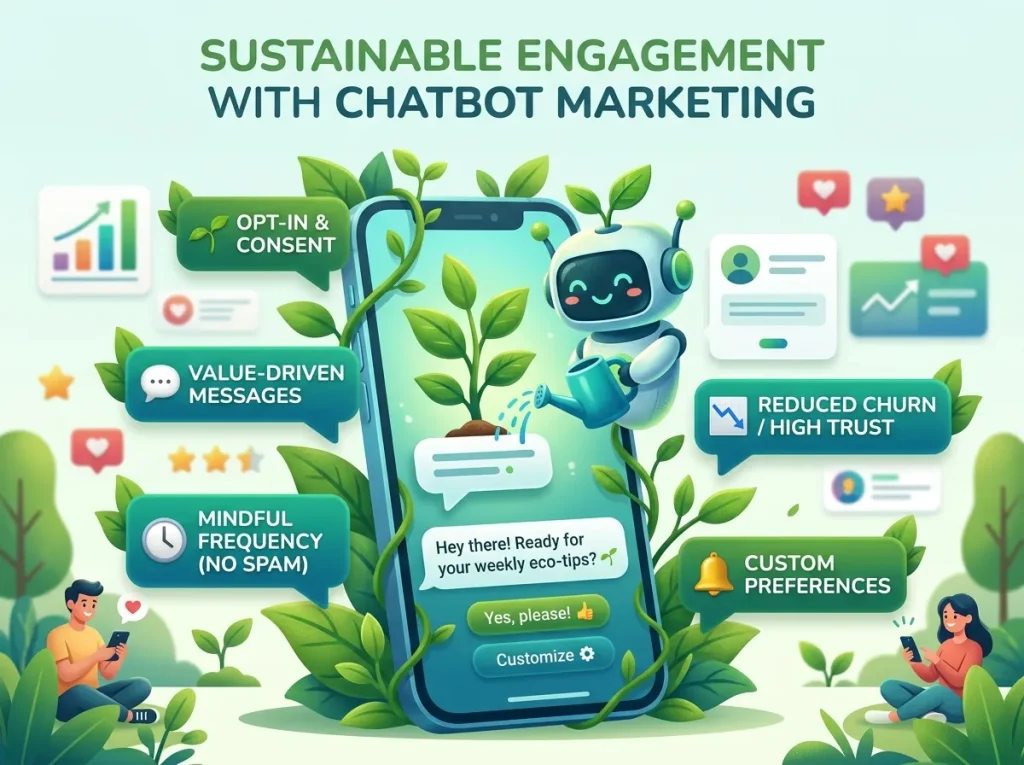 Chatbot Marketing Notifications for Sustainable Engagement