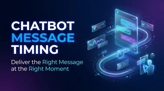 Chatbot Message Timing Deliver the Right Message at the Right Moment Chatbot Message Timing Deliver the Right Message at the Right Moment