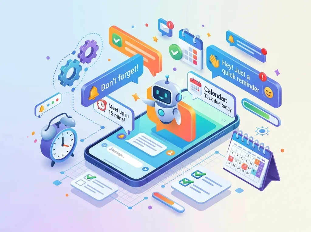 Chatbot Reminder Messages and Automated Conversation Reminders