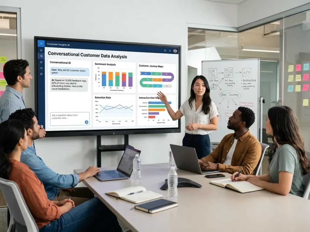Conversational Customer Data Analysis